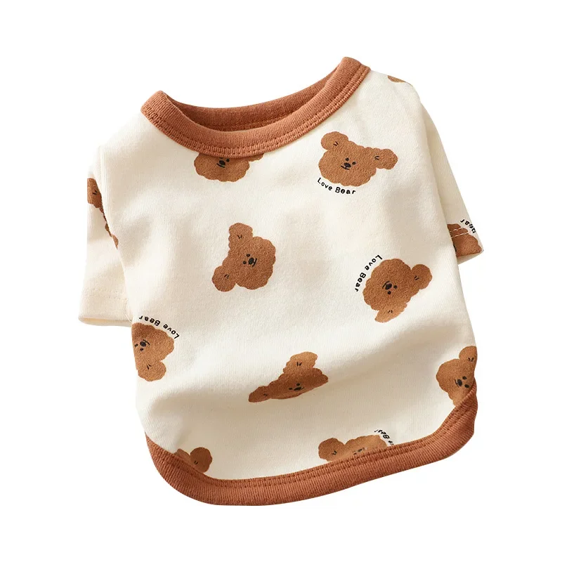 Pet Dog Autumn/Winter Bear Base Coat Autumn/Winter Small Dog Home Clothing Dogs Hoodie Autumn Hoodie Base Puppy Clothes Pet Clothes