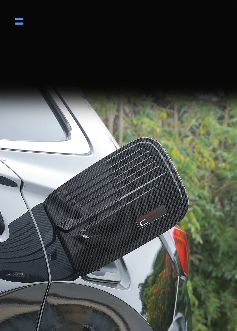 Für Honda CRV 2023 Auto Externe tank kappe Für CR-V 6th Carbon faser abdeckung Außen dekoration änderung Zubehör – Detail 4