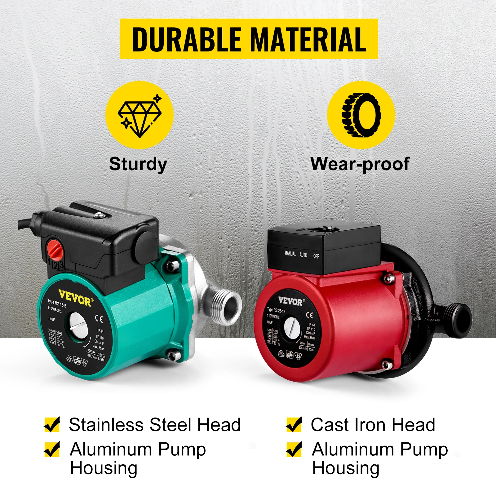 retailer 93W Pump, VEVOR Pump Recirculating Pump, VEVOR 93W Circulator