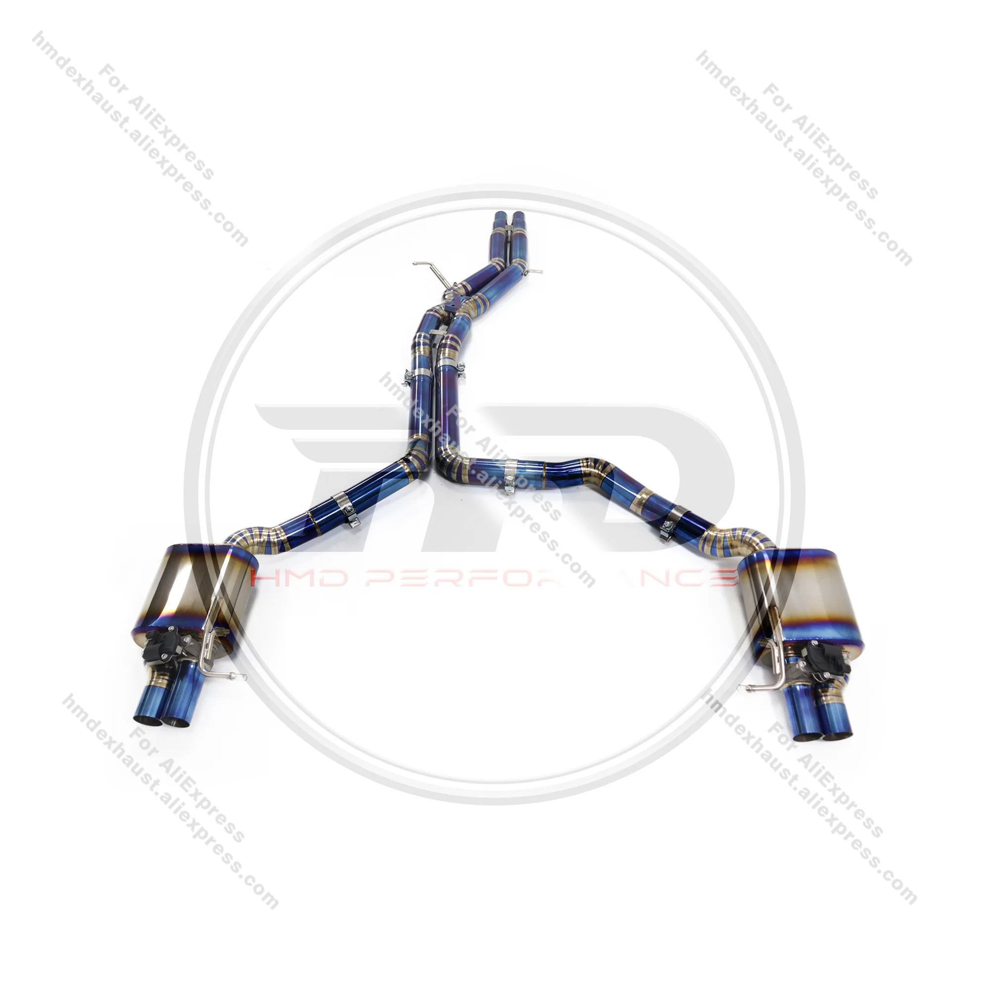 

HMD Catback for Audi RS6 RS7 C7 Exhaust System Titanium Alloy Performance Electronic Valve Pipe Car Accessories