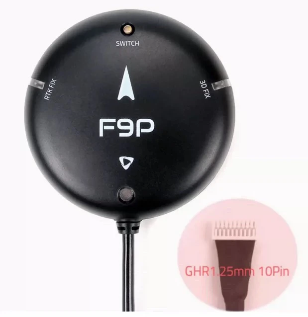 Holybro H-RTK F9P GPS Differential Centimeter Level Positioning Surveying PX4 Pixhawk6 Flight Control thumbnail 5