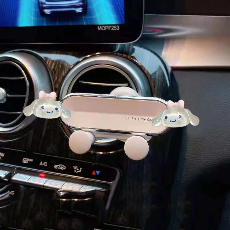 

Car Phone Stand Cartoon 3D Action Figure Cute Air Outlet Fixation Reserve A Charging Port for Your Phone Use 4.0-7.0 Inch Phone