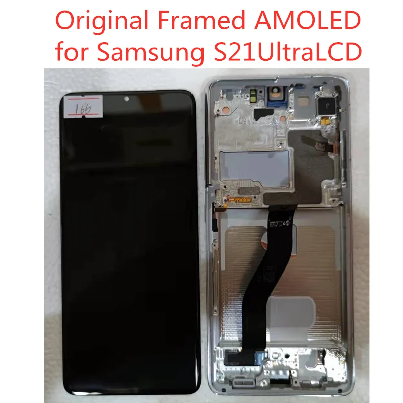 

6.8 inches Original Super AMOLED For Samsung Galaxy S21 Ultra 5G G998 G998F G998B/DS Lcd Display With defect