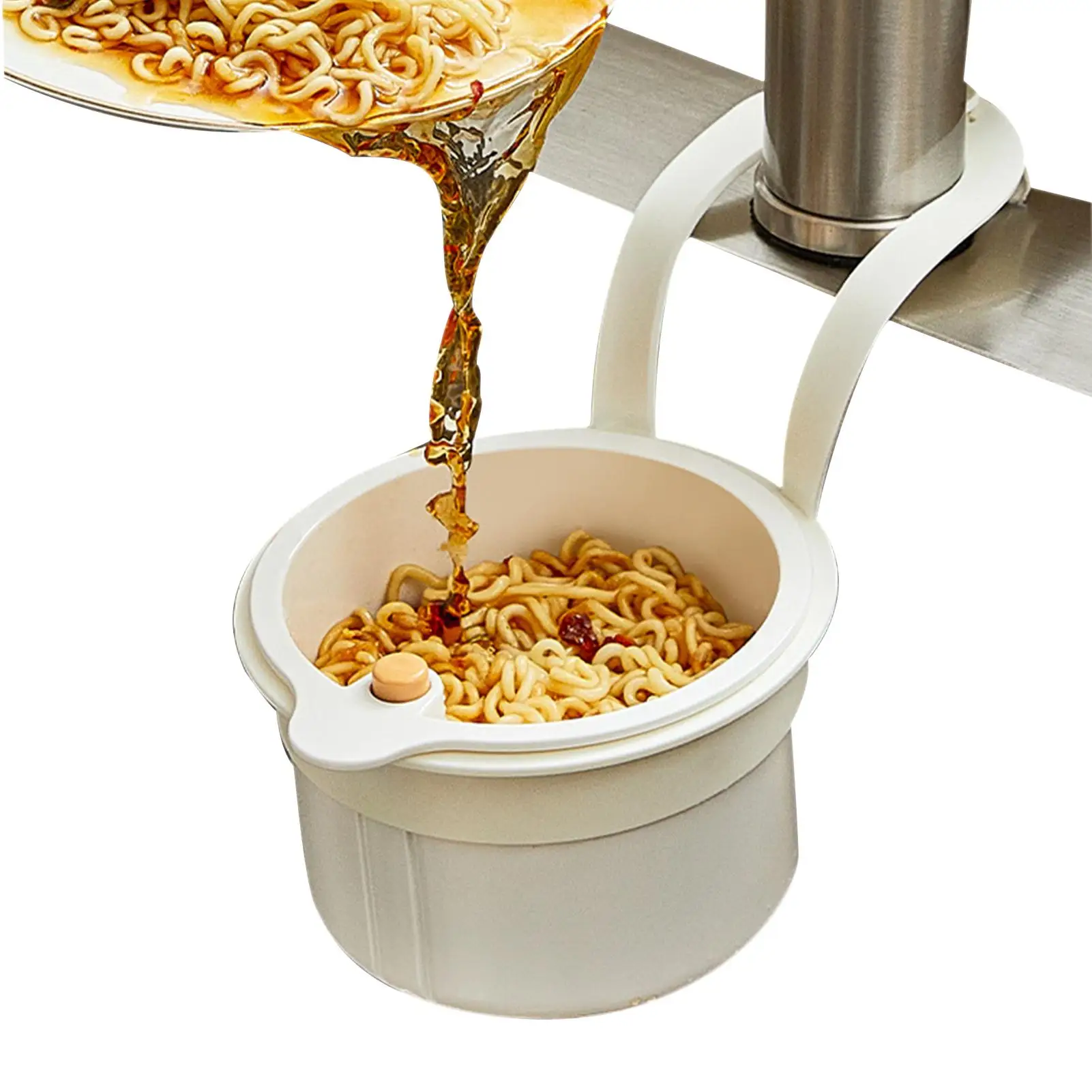 Sink Drain Basket Dishwashing Sponge Hanging Storage Rack Filter Multifunctional Dry and Wet Separation Bathroom Accessories