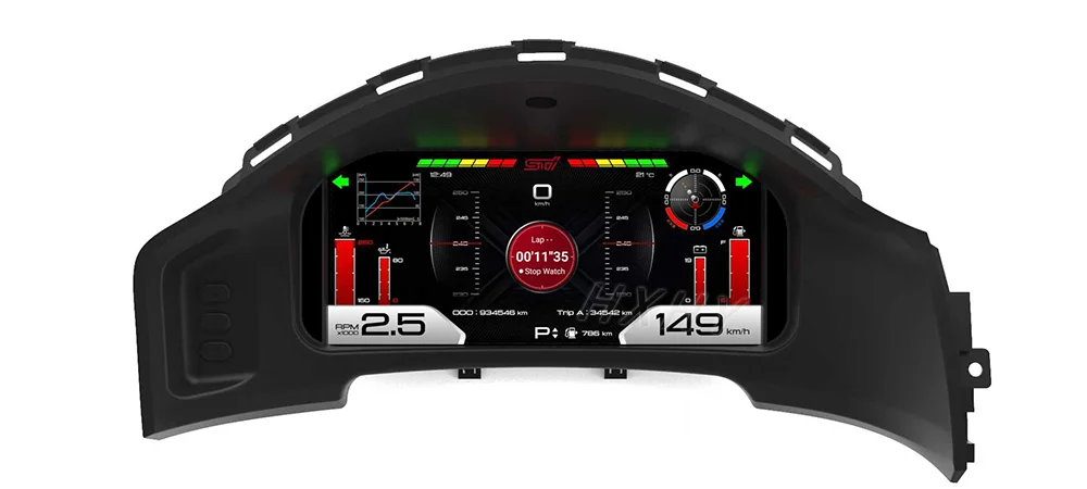 2026 último grupo de instrumentos LINUX Digital Original para coche para Toyota 86/Subaru BRZ 2013-2019 LCD Speedmeters reproductor de tablero 2