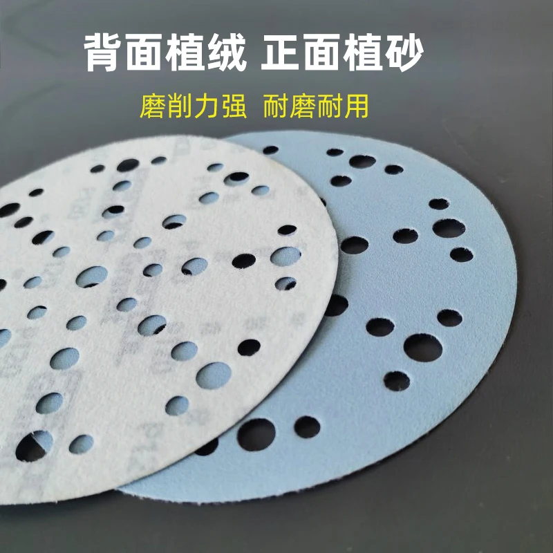Sanding Discs Sandpaper Set Polish Sand Paper Sandpaper Tools Sander Pads FESTOOL Garnet Sandpaper 6-inch Round 150mm Back Pile Grinding Pad 48-hole / 17-hole Dry Mill Vacuum Car Putty Polishing 80-500g