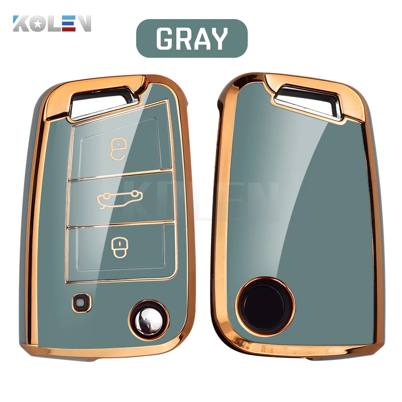 Fashion TPU Car Flip Key Case Cover Shell