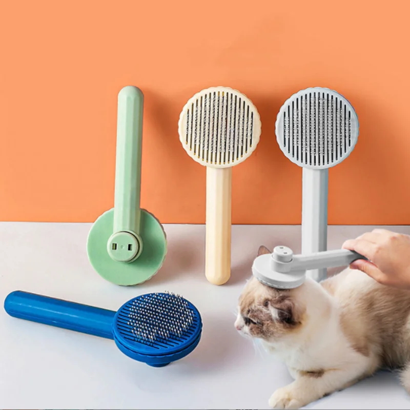 Home Pet Wholesale Second Generation Pig Nose Round Selfcleaning Comb