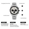 Tactical Frog Watch For Men 41mm Chronograph VS75A Solar Quartz Movement Sapphire C3 Luminous 200M Waterproof Men's Watch 6