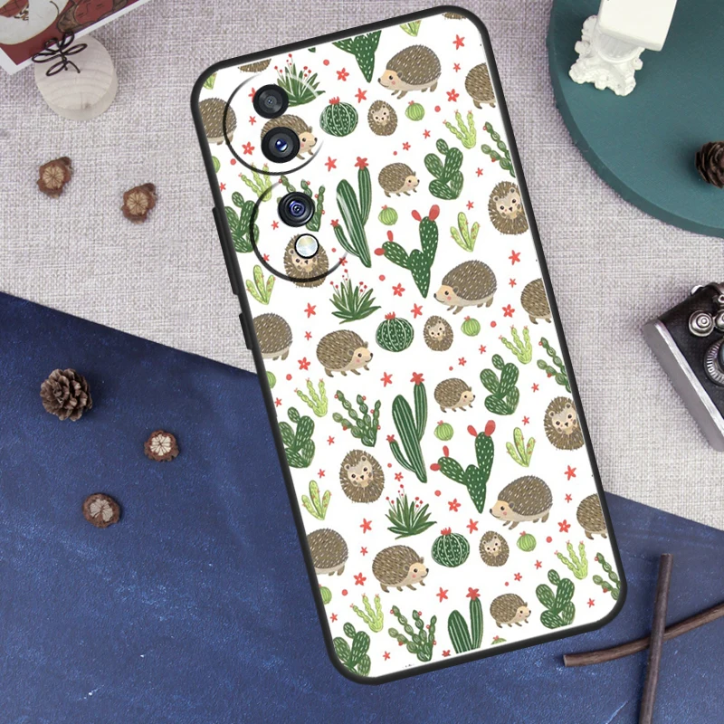 Adorable Hedgehog Design Phone Case