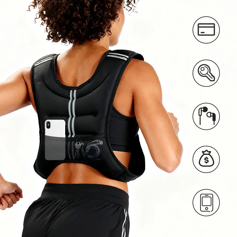 12lb Weight Vest with Reflective Stripe 5