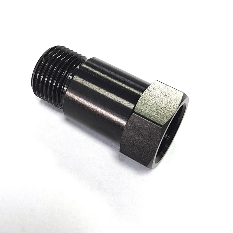Oxygen Sensor Spacer CNC 43mm Oxygen Sensor Spacer Expansion CEL Fix Lambda Dustproof Adapter M18*1.5 2