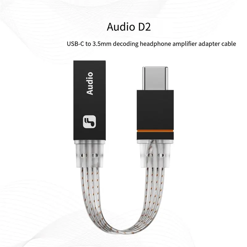 USB-C  3.5Mm 어댑터 D2 USB DAC 헤드폰 증폭기 CX31993 알루미..