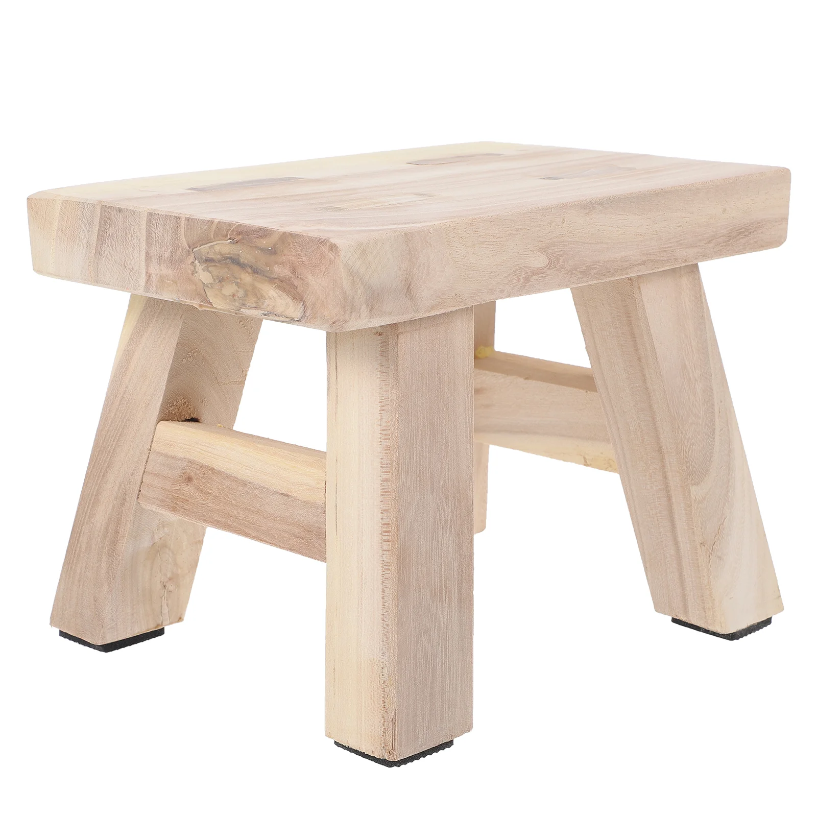 

Solid Wood Bench Wooden Step Stool Mini Small Stools Kids for Sitting Child Chairs