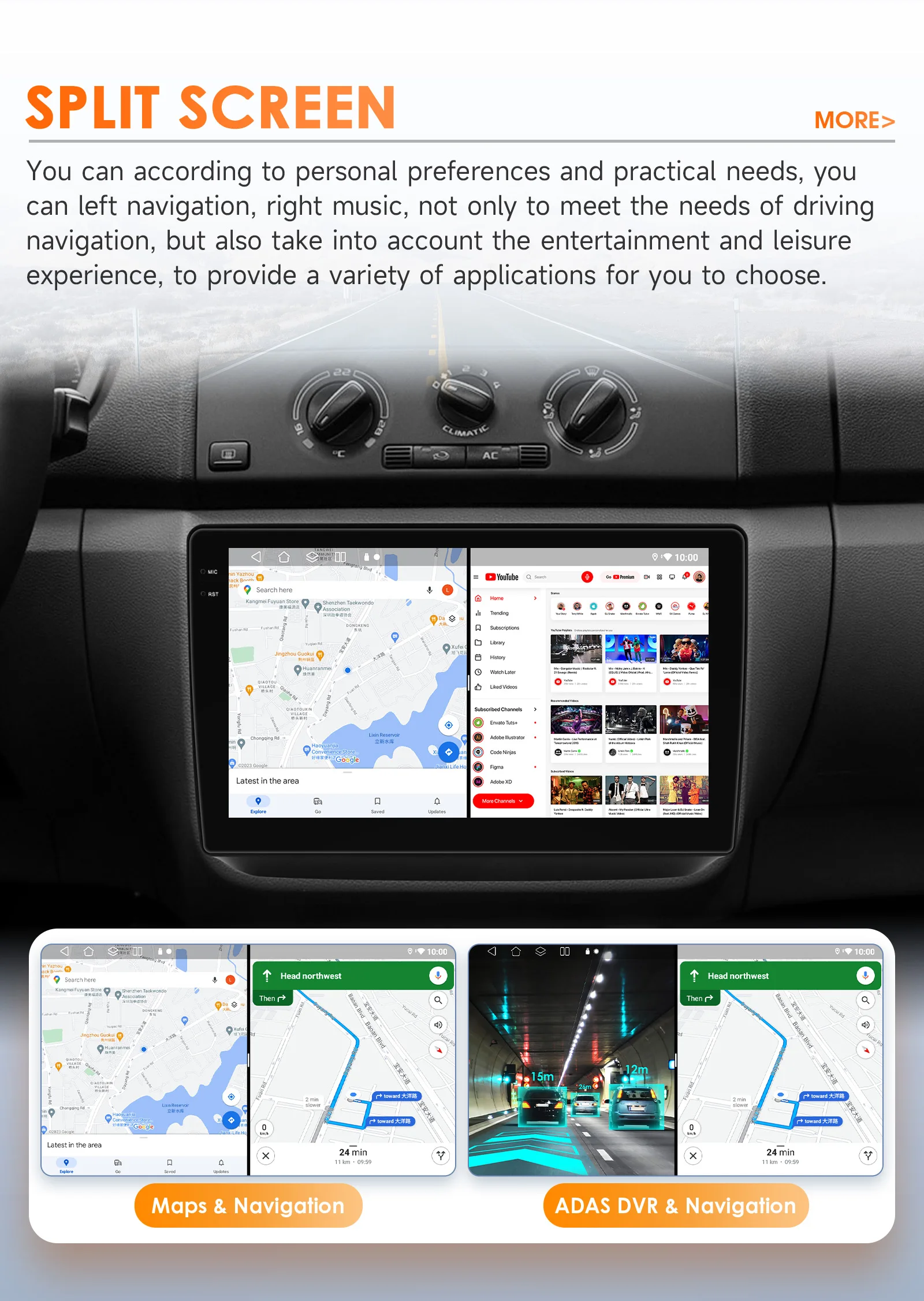 Hizpo 8Core 2Din Android 14 Autoradio für Skoda Fabia 2 2007 - 2014 Auto-Multimedia-GPS 4G BT Carplay mit Qualcomm Snapdragon 6115. – Detail 39