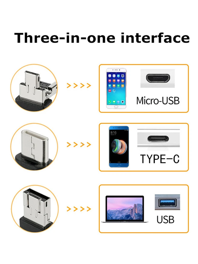 Endoskop-Reiniger mit USB-HD-Mini-Kamera & Ohrlöffel für Zuhause.