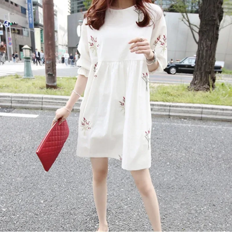 Maternity Clothing China Casual Floral Dress 3