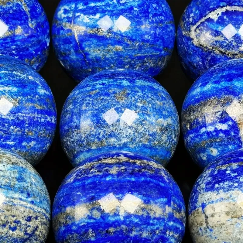 1pc Natural Lapis Lazuli Crystal Ball, Fashion Style Home Decor Accessory stone, Perfect Holiday Gift 3