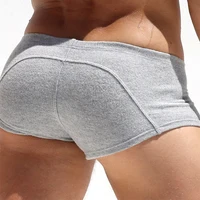 Casual Mens Ribbed Shorts Slim Fit Solid Color Elastic Slim Fit Shorts Men Summer Sexy Skinny Pajamas Shorts Autumn Men's Shorts 2