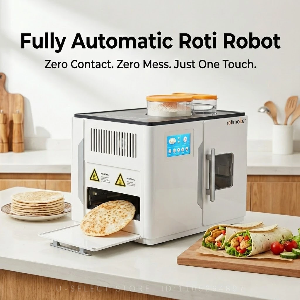 Smart Automatic Roti Maker Fully Automatic Roti Maker Robot Electric Chapati Flatbread Tortilla ...