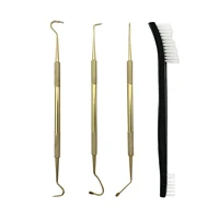 Brass Gun Cleaning Pick Set Nylon Brushes Universal Gun Cleaning Kit Tactical Rifle Pistol Handgun Maintenance Tool Set Hunting 1