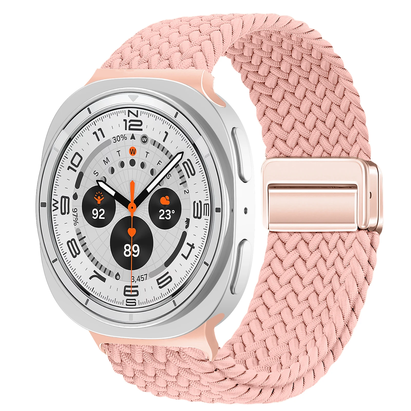 Magnetic Braided Nylon Watch Band Bracelet