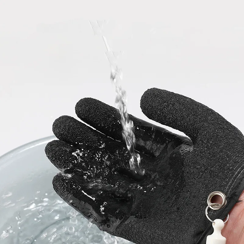 Outdoor Multifunctional Fish Catching Latex Gloves Anti Sting Anti Slip Waterproof Wear-Resistant Portable Fishing Equip fishing gloves