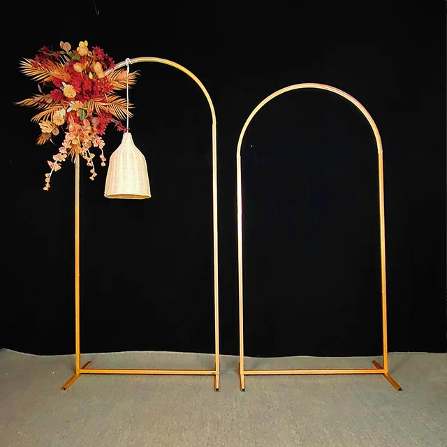 Fém Kerek Esküvői Ívek Keret Születésnapi Party Háttér Dekoráció Kültéri Kellékek Ballon Íj Virág Boltív - Image 4