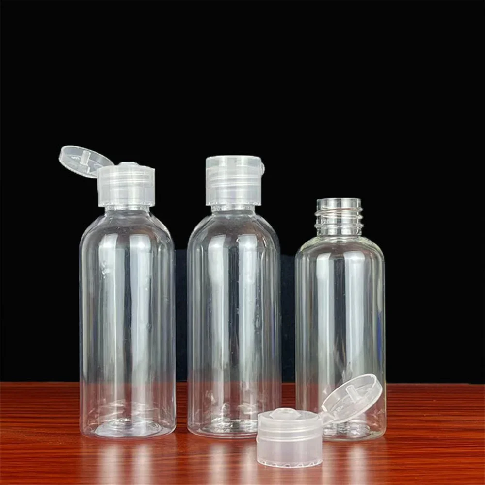 Refillable Transparent Travel Bottles, 10-100ml, Multi-use Cosmetic Dispensers