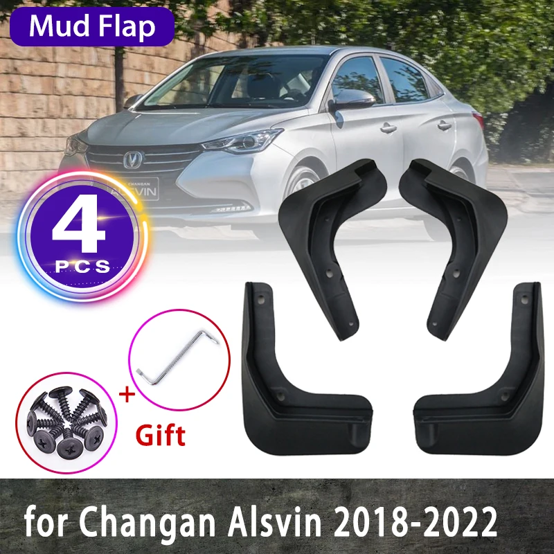 

4x for Changan Alsvin 2021 2022 2020 2019 2018 Farda 511 Mud Flaps Splash Guards Flap Mudguards Fender Rear Wheel Accessories