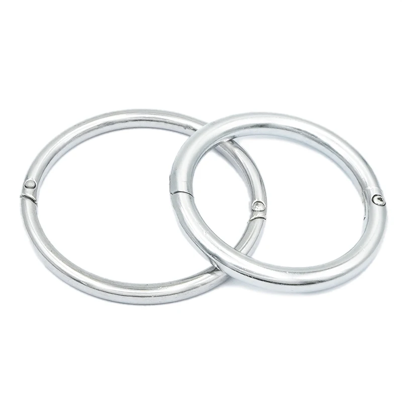 Metal Cattle Nose Rings Bull Cow Bovine Traction Clamp Farm Animal Livestock Nose Clips Farm Animal Supplies Diameter 9/10cm cattle nose rings