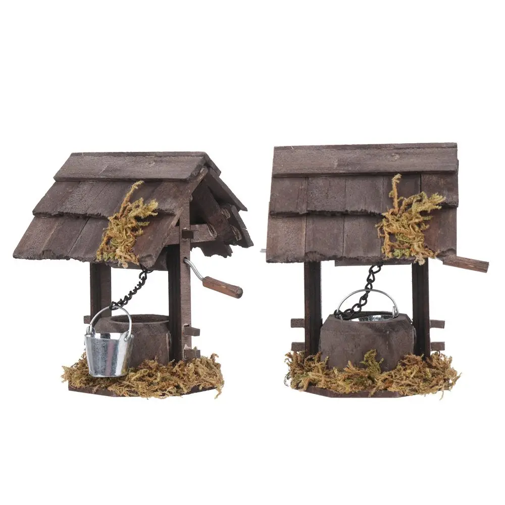 1:12 Scale Miniature Chicken Coop Mini Arch Bridge Outdoor Scene Model Dolls Accessories Dollhouse Fairy Garden Farm Decoration 5