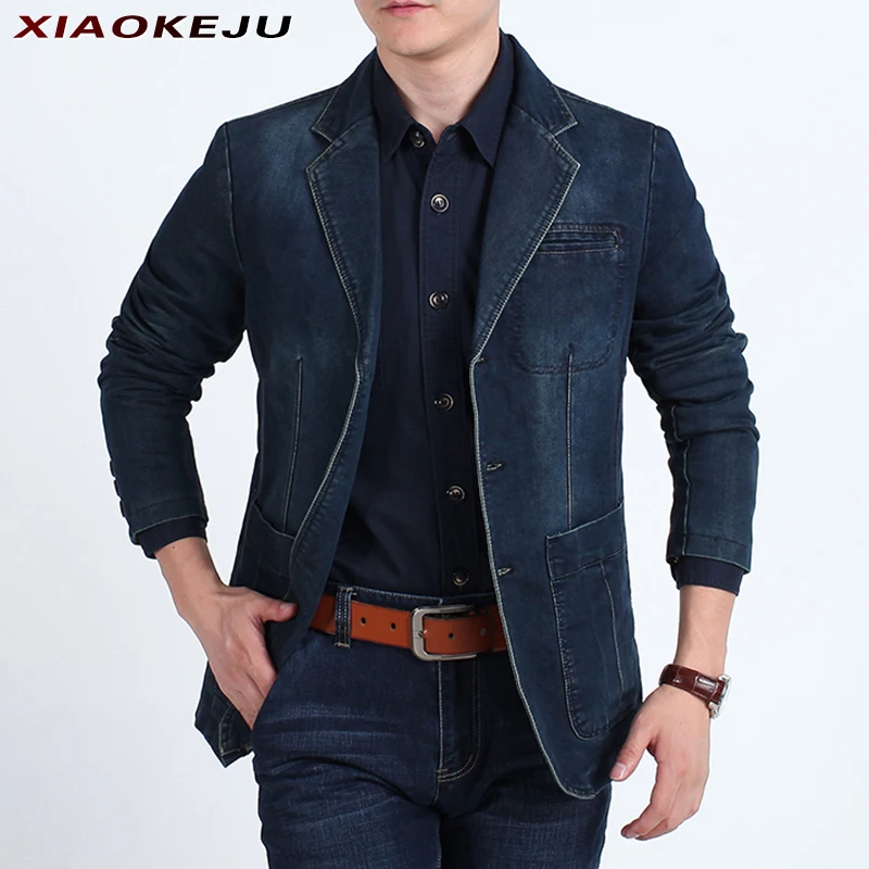 Plus Size Men's Suit Blazers Regular Elegant Man Dress Mens Clothes Leather Business New Fashion Wedding Jackets Fit Casual Coat