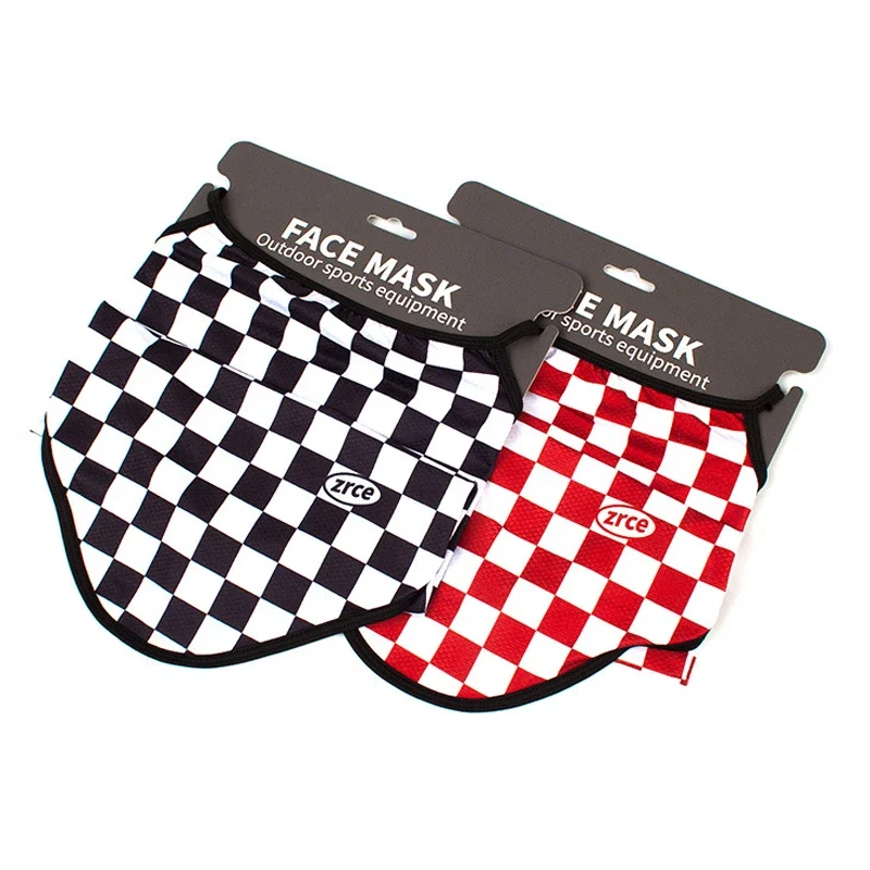 Outdoor Men Women Grid Earloops Face Mask Motorcycle Riding Neck Face Protection Cover Windproof Anti-UV Cycling Tube Scarf balaclava mask thermal balaclava cycling balaclava sunscreen mask motorcycle neck gaiter neck gaiter motorcycle mask