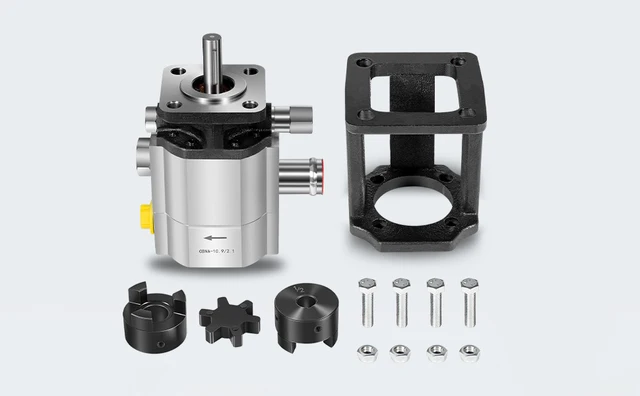 Alloggiamento Pompa Per Spaccalegna Elettrico - Fusione In Lega Alluminio Con Guarnizioni, Ricambio - Foto 4