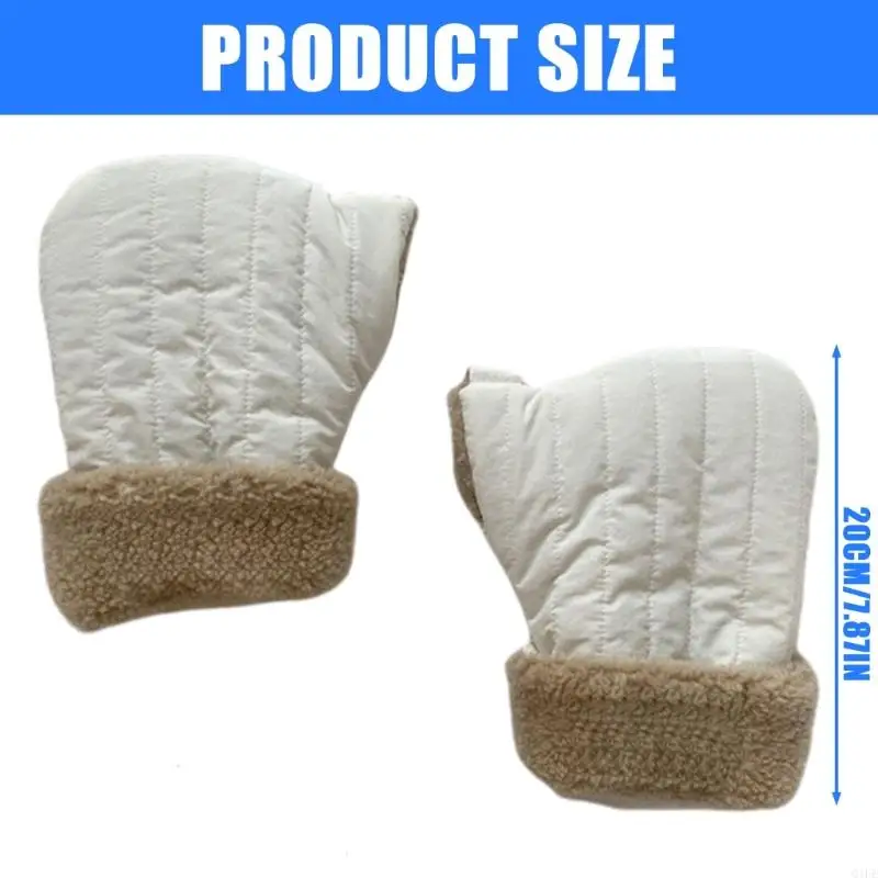 Windproof Kids Strollers Hand Muffs Outdoor Sports Mittens Soft Comfortable Hand Warmer Scooter Essential for Winter
