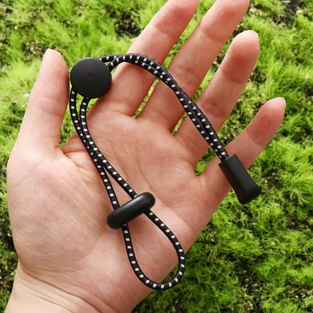 Corde Elastiche Per Zaino Trekking - Con Fibbie, Per Bastoni Da Trekking, 4 Pezzi, Bianco E Nero - Foto 8