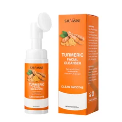 Radiant Skin Turmeric Cleanser with Brightening Lemon Extract and Facial Brush - Option 3 (Turmeric Cleanser)