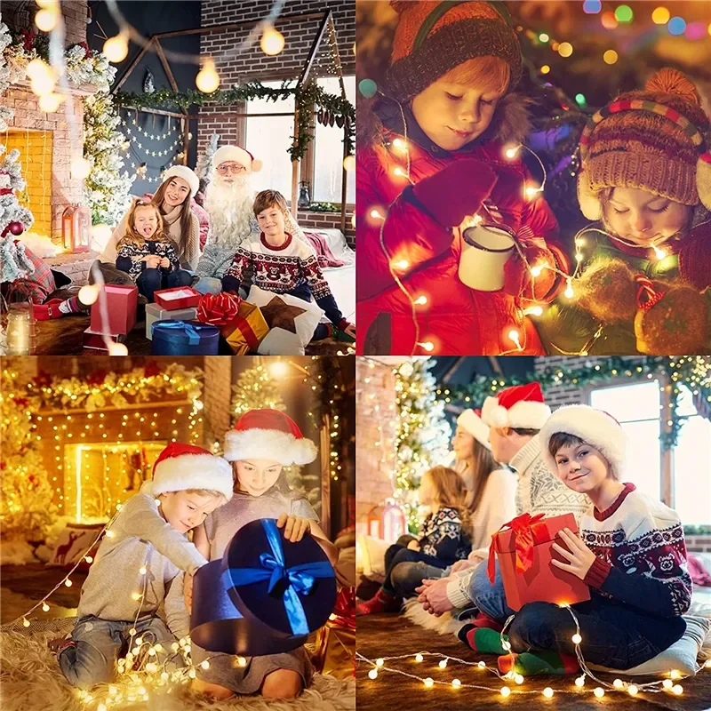 Luminous LED String Lights for Outdoor Festive Decoration