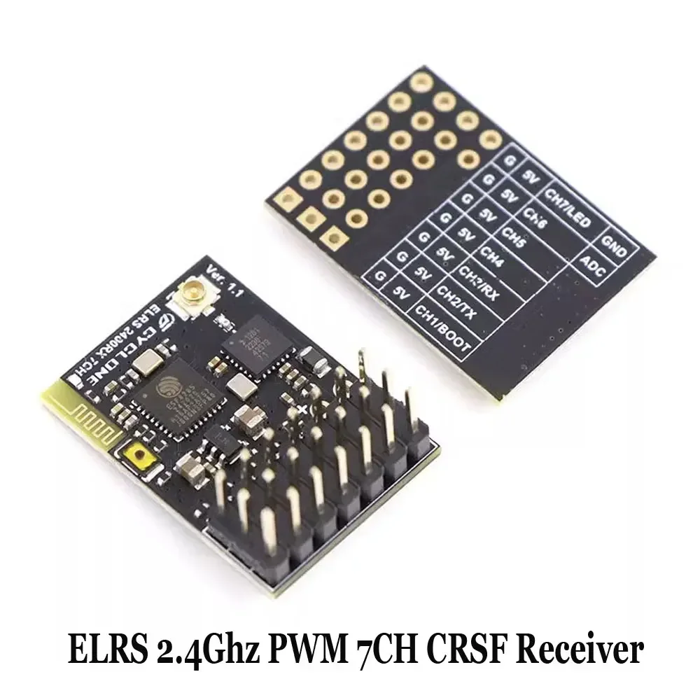 Récepteur ELRS 2.4GHz PWM 7CH pour planeur FPV