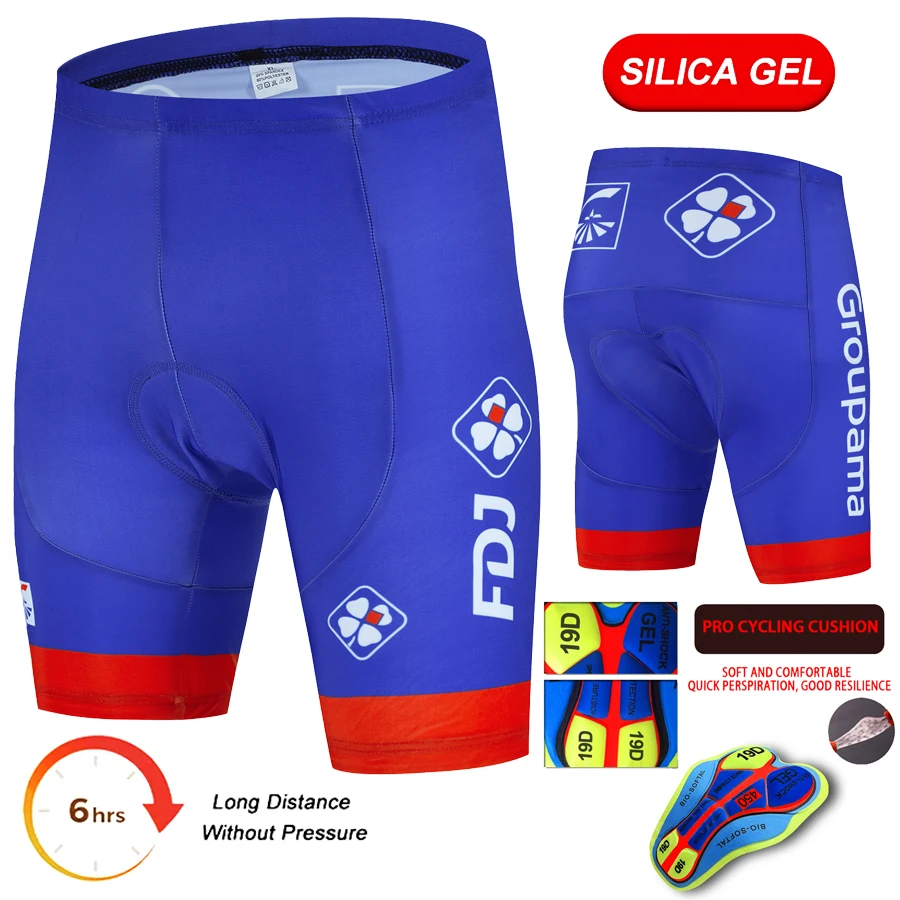 FDJ Cycling Bib Shorts Breathable Sport Mountain Bicycle Cycling Pants Bike Shorts culotte ciclismo hombre bicycle shorts