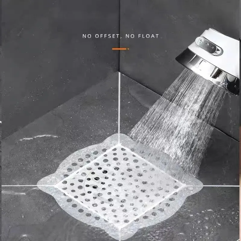 Disposable Hair Filter Stickers Kitchen Bathroom Floor Drain Stickers Non-Woven Drain Debris Filter Mesh 10/20/30pcs floor drain sticker shower drain catcher floor drain filter hair drain catcher hair drain filter floor drain hair catcher drain hair catcher floor drain hair filter
