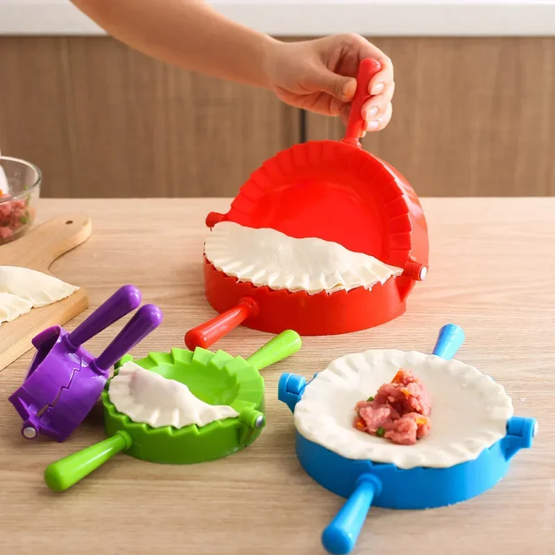 Dumplings Kitchen Accessories Clip Set Pastry Molds Mold Household Kitchens Useful Plastic Make Maker Dumpling Items Use Things dumpling maker