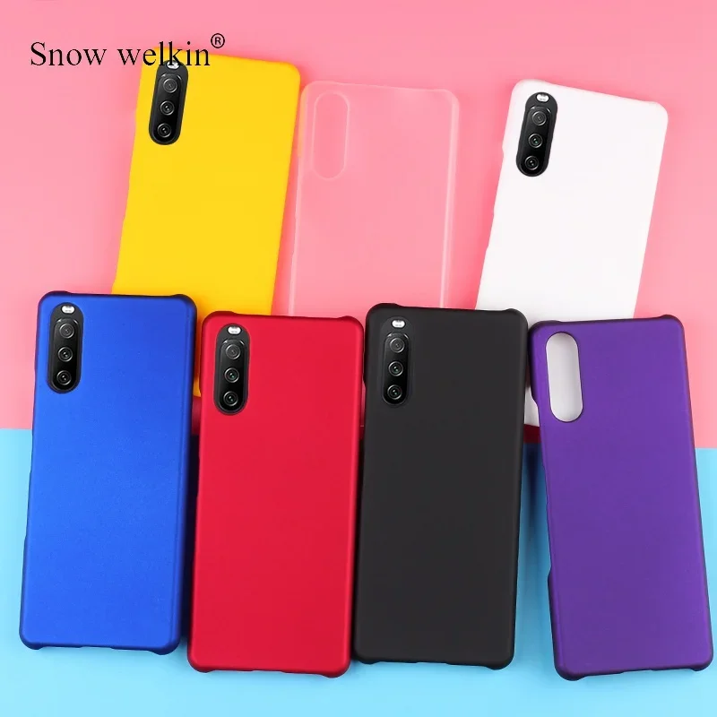 Sleek Matte Hard Plastic Case Cover for Sony Xperia - Durable Protection and Stylish Design