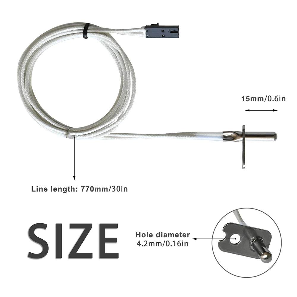 Replacement for Masterbuilt Smoker Temperature Probe Series of