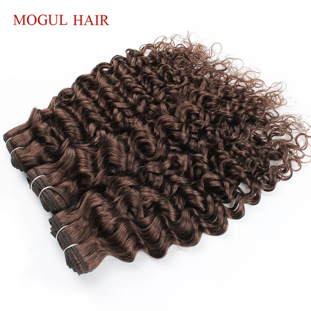1 Bundle Water Wave Dark Brown Ombre Honey Blonde Hair Weave Natural Black Color 10-30 inch Remy Human Hair Extension Mogul human hair bundles
