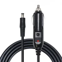 Câble d'alimentation Portable pour prise allume-cigare de voiture 12V, avec connecteur DC 5.5mm x 2.1mm, câble d'extension pour chargeur de voiture, tendance 1