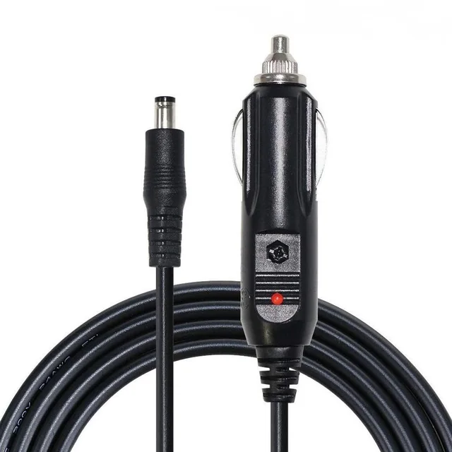 Câble d'alimentation Portable pour prise allume-cigare de voiture 12V, avec connecteur DC 5.5mm x 2.1mm, câble d'extension pour chargeur de voiture, tendance 1
