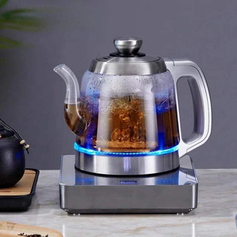 220V electric kettle automatic water kettle 1.2l/1.5L stainless steel desktop borosilicate glass tea maker 4