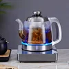 220V electric kettle automatic water kettle 1.2l/1.5L stainless steel desktop borosilicate glass tea maker 4